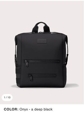 Dagne Dover large black diaper bag